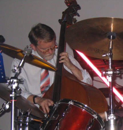 Ernst at double bass