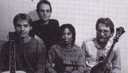 Achim, Oliver and Ernst with Regina Carter